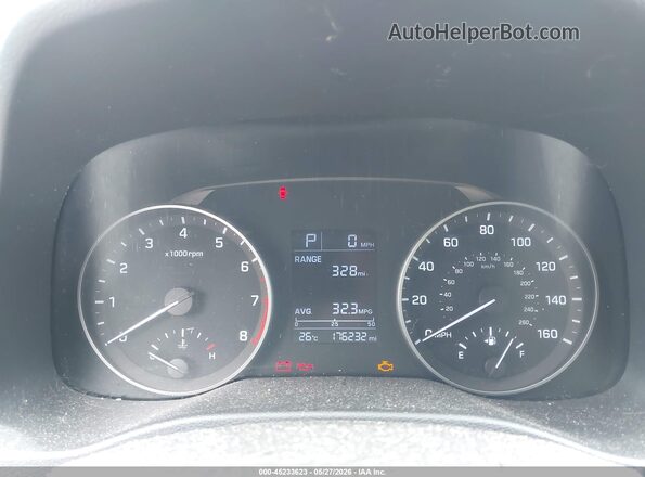 KMHD74LF7HU418236 2017 HYUNDAI ELANTRA Blue Vista de los asientos traseros