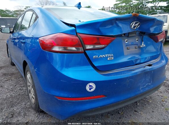 KMHD74LF7HU418236 2017 HYUNDAI ELANTRA Blue Vista frontal