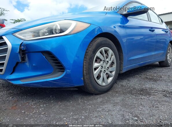 KMHD74LF7HU418236 2017 HYUNDAI ELANTRA Blue 