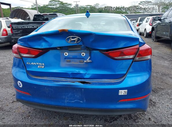 KMHD74LF7HU418236 2017 HYUNDAI ELANTRA Blue 
