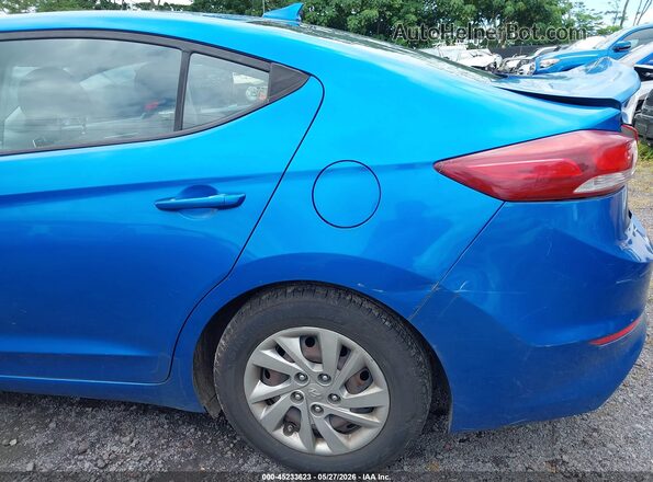 KMHD74LF7HU418236 2017 HYUNDAI ELANTRA Blue 