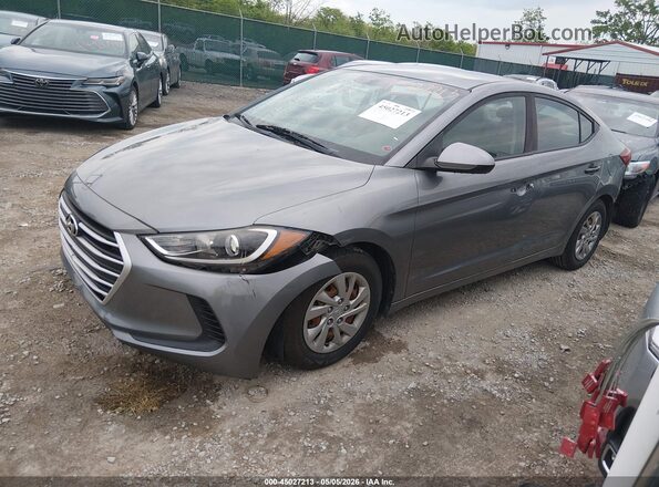 KMHD74LF7JU571897 2018 HYUNDAI ELANTRA Gray 