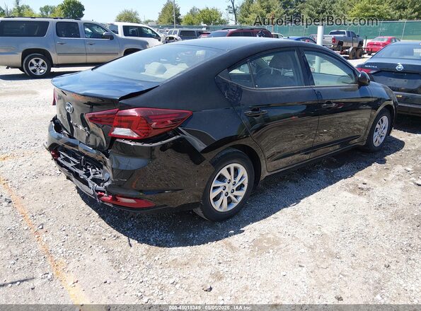 KMHD74LF7KU778050 2019 HYUNDAI ELANTRA Black Задня права чверть