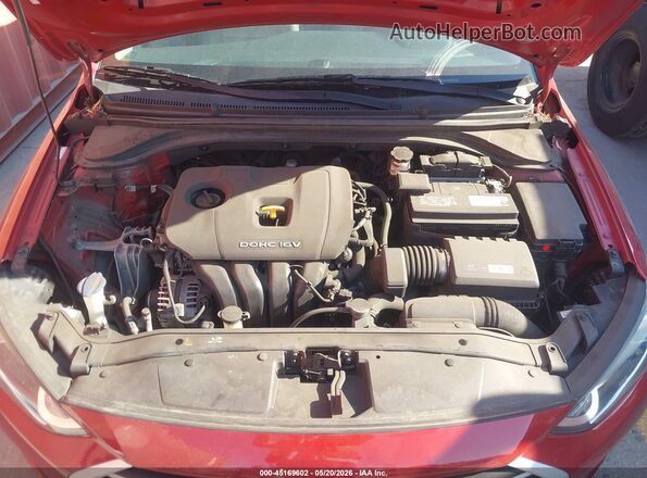 KMHD74LF8HU304200 2017 HYUNDAI ELANTRA Красный Вид сзади