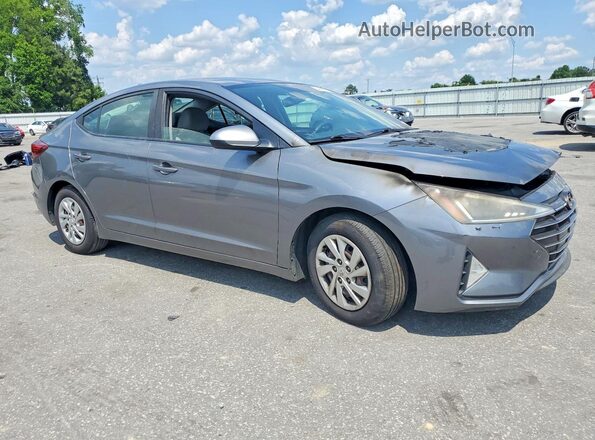 KMHD74LF8KU829619 2019 HYUNDAI ELANTRA Gray 