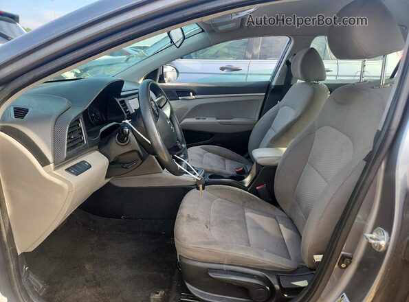 KMHD74LF8KU829619 2019 HYUNDAI ELANTRA Gray 