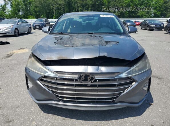 KMHD74LF8KU829619 2019 HYUNDAI ELANTRA Gray 