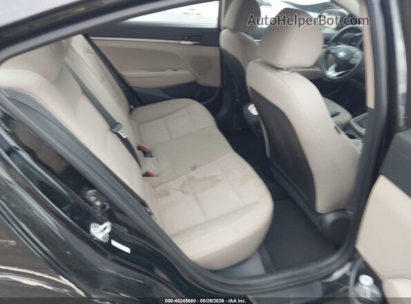 KMHD74LF8KU878545 2019 HYUNDAI ELANTRA Черный Вид наклейки с VIN-кодом