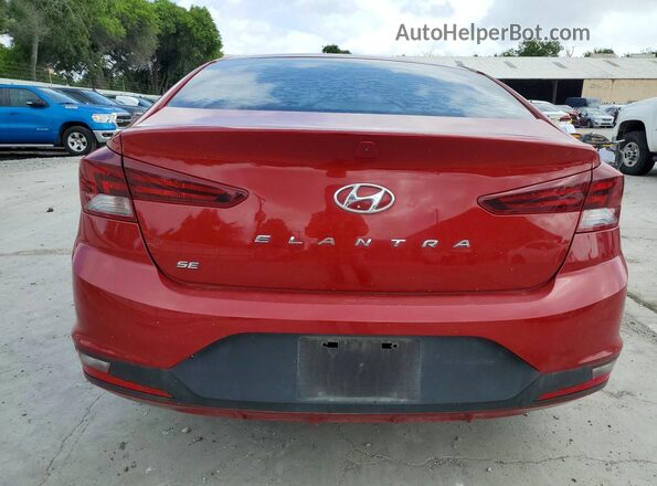 KMHD74LF8LU029159 2020 HYUNDAI ELANDRA Red 
