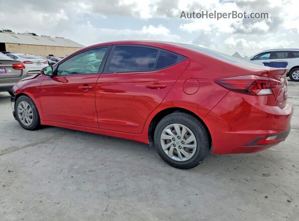 KMHD74LF8LU029159 2020 HYUNDAI ELANDRA Red 