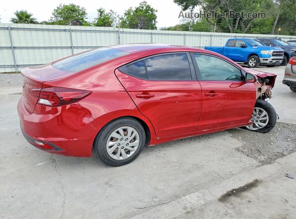 KMHD74LF8LU029159 2020 HYUNDAI ELANDRA Red 