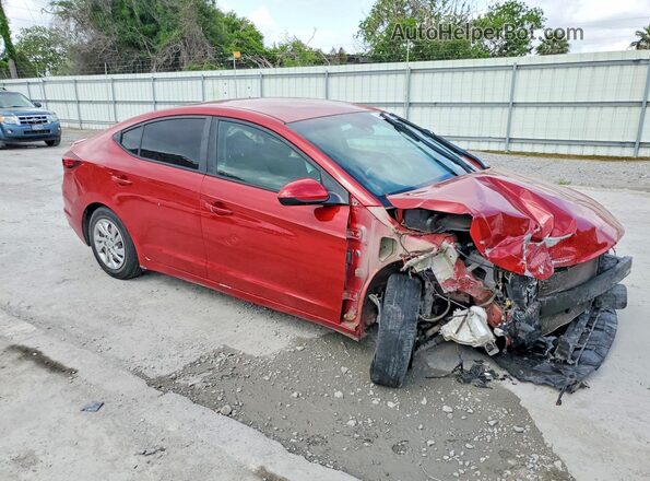 KMHD74LF8LU029159 2020 HYUNDAI ELANDRA Red 