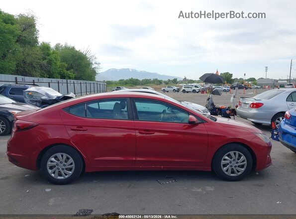 KMHD74LF9KU799160 2019 HYUNDAI ELANTRA Red Vista interior trasera
