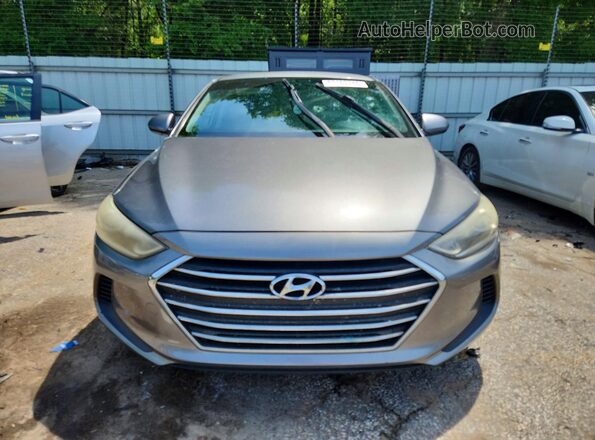 KMHD74LFXHU100773 2017 HYUNDAI ELANTRA Gray 