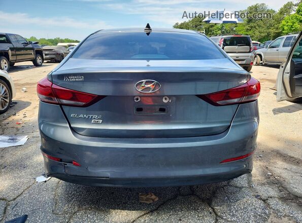 KMHD74LFXHU100773 2017 HYUNDAI ELANTRA Gray 