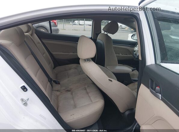 KMHD74LFXJU446103 2018 HYUNDAI ELANTRA Белый Вид наклейки с VIN-кодом