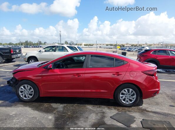 KMHD74LFXLU901292 2020 HYUNDAI ELANTRA Red Սալոնի 360 աստիճան տեսք