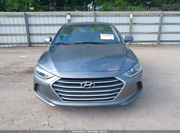 KMHD84LF0HU153981 2017 HYUNDAI ELANTRA Gray ხელსაწყოთა პანელის ხედი