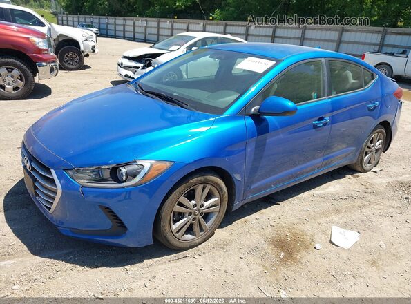 KMHD84LF0HU222488 2017 HYUNDAI ELANTRA Blue 