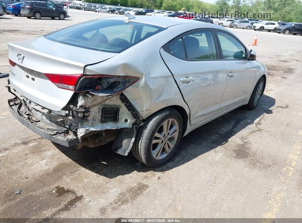 KMHD84LF0HU357888 2017 HYUNDAI ELANTRA Silver Trasero derecho