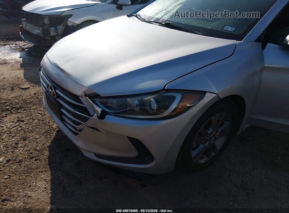 KMHD84LF0JU504328 2018 HYUNDAI ELANTRA Silver წინა ხედი