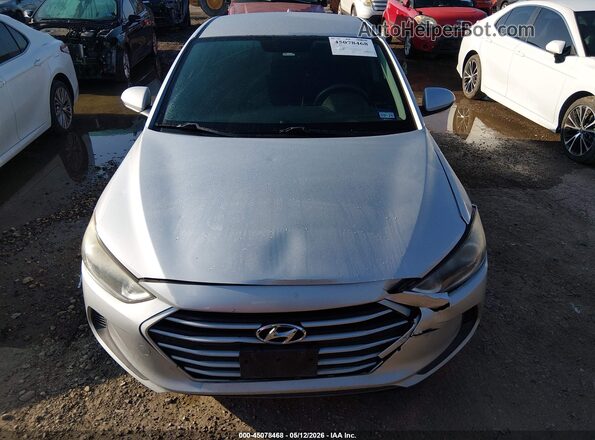 KMHD84LF0JU504328 2018 HYUNDAI ELANTRA Silver ხელსაწყოთა პანელის ხედი