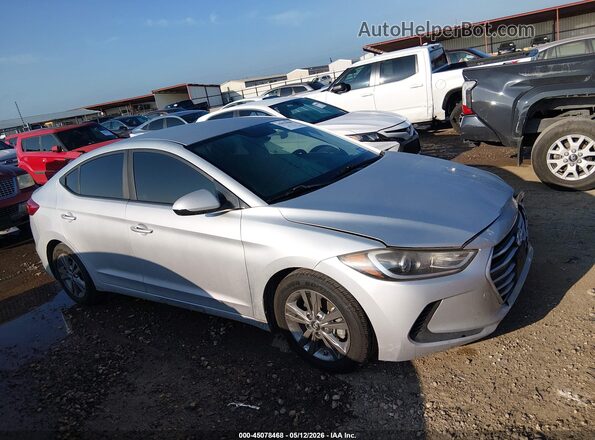 KMHD84LF0JU504328 2018 HYUNDAI ELANTRA Silver უკანა სალონის ხედი