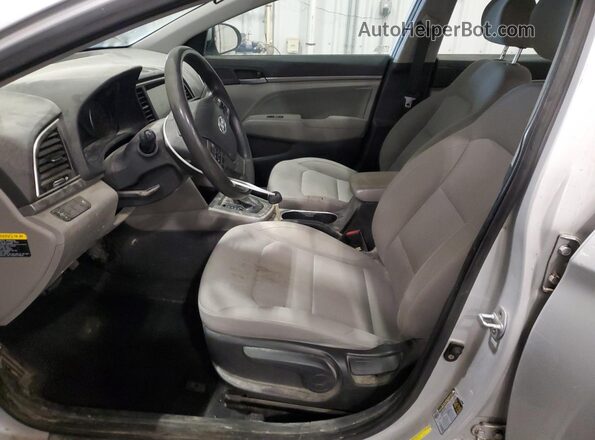 KMHD84LF1HU215517 2017 HYUNDAI ELANTRA Silver Вид салону спереду