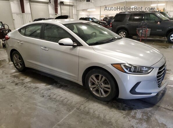 KMHD84LF1HU215517 2017 HYUNDAI ELANTRA Silver Передня права чверть