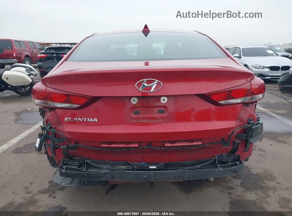 KMHD84LF1HU300129 2017 HYUNDAI ELANTRA Red Vista frontal