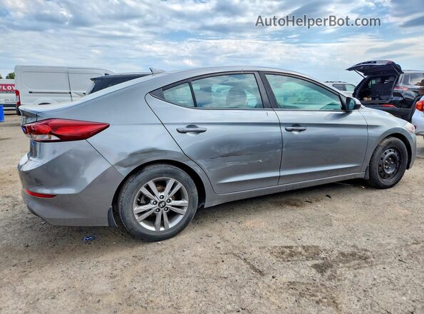 KMHD84LF1JU553828 2018 HYUNDAI ELANTRA Gray 
