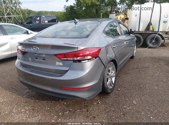 KMHD84LF1JU591964 2018 HYUNDAI ELANTRA Gray 