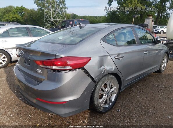 KMHD84LF1JU591964 2018 HYUNDAI ELANTRA Gray 