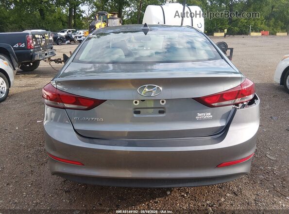 KMHD84LF1JU591964 2018 HYUNDAI ELANTRA Gray 