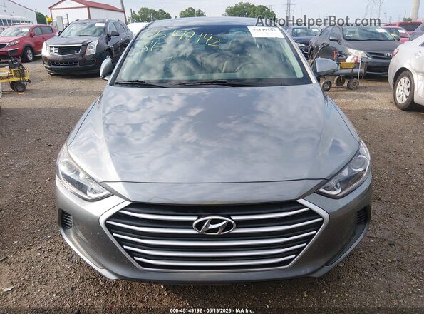 KMHD84LF1JU591964 2018 HYUNDAI ELANTRA Gray 