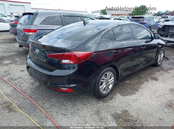 KMHD84LF1KU864290 2019 HYUNDAI ELANTRA Black Tył prawy