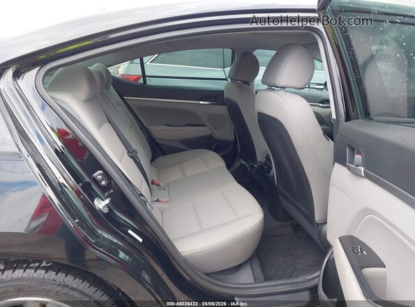 KMHD84LF1KU864290 2019 HYUNDAI ELANTRA Black Widok naklejki z numerem VIN