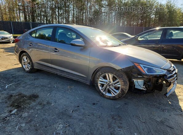 KMHD84LF1KU876715 2019 HYUNDAI ELANTRA Gray 