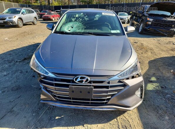 KMHD84LF1KU876715 2019 HYUNDAI ELANTRA Gray 
