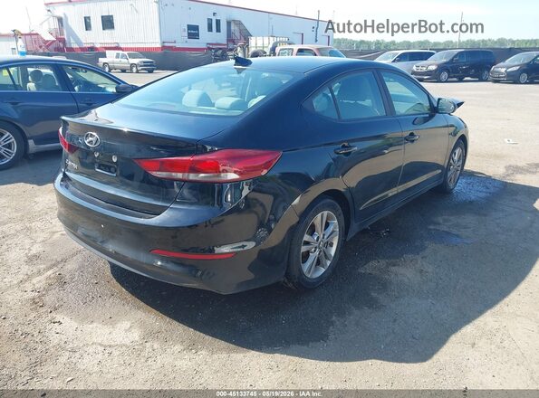 KMHD84LF2HU103177 2017 HYUNDAI ELANTRA Black Tył prawy
