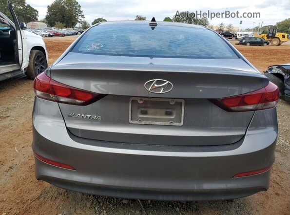 KMHD84LF2HU164366 2017 HYUNDAI ELANTRA Серебряный Вид сзади