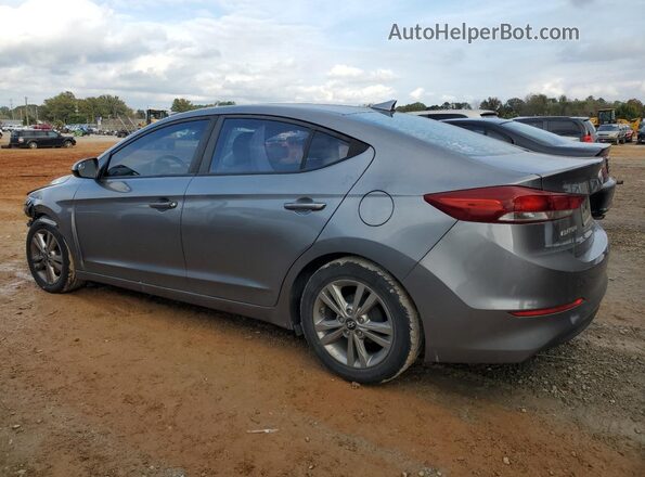 KMHD84LF2HU164366 2017 HYUNDAI ELANTRA Серебряный Задняя левая четверть