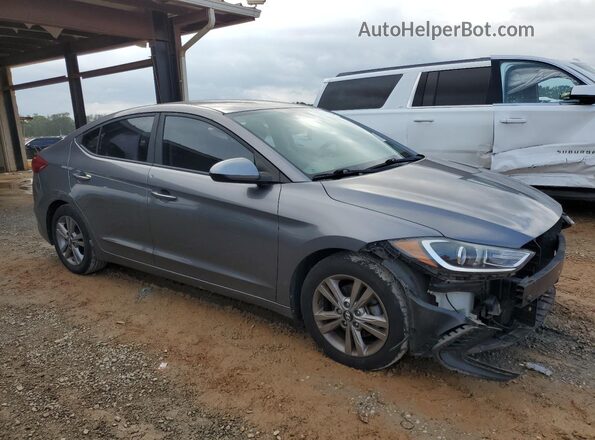 KMHD84LF2HU164366 2017 HYUNDAI ELANTRA Серебряный Передняя правая четверть