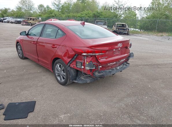KMHD84LF2HU245688 2017 HYUNDAI ELANTRA Red 