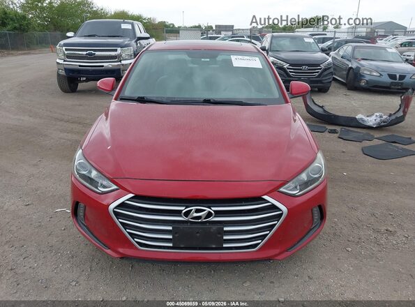 KMHD84LF2HU245688 2017 HYUNDAI ELANTRA Red 