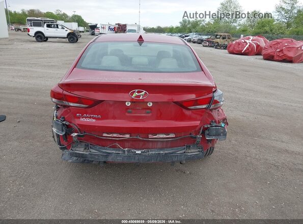 KMHD84LF2HU245688 2017 HYUNDAI ELANTRA Red 
