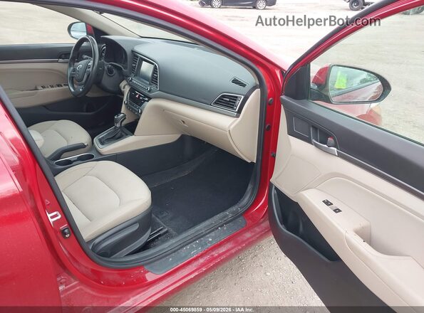 KMHD84LF2HU245688 2017 HYUNDAI ELANTRA Red 