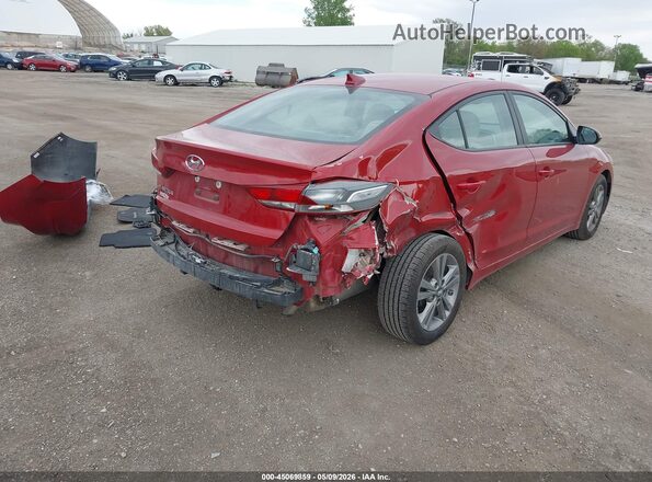 KMHD84LF2HU245688 2017 HYUNDAI ELANTRA Red 