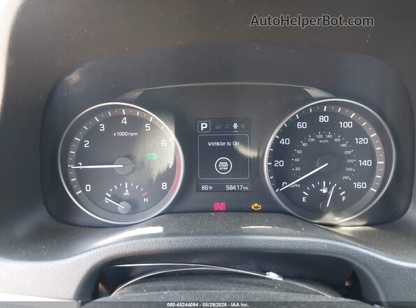 KMHD84LF2JU607976 2018 HYUNDAI ELANTRA Silver Vista de los asientos traseros