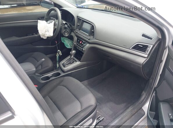 KMHD84LF2JU661147 2018 HYUNDAI ELANTRA Silver Front interior view